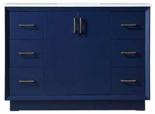 48" SIngle Bathroom Vanity, Blue