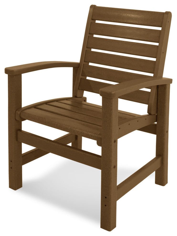 Polywood Signature Dining Chair, Teak