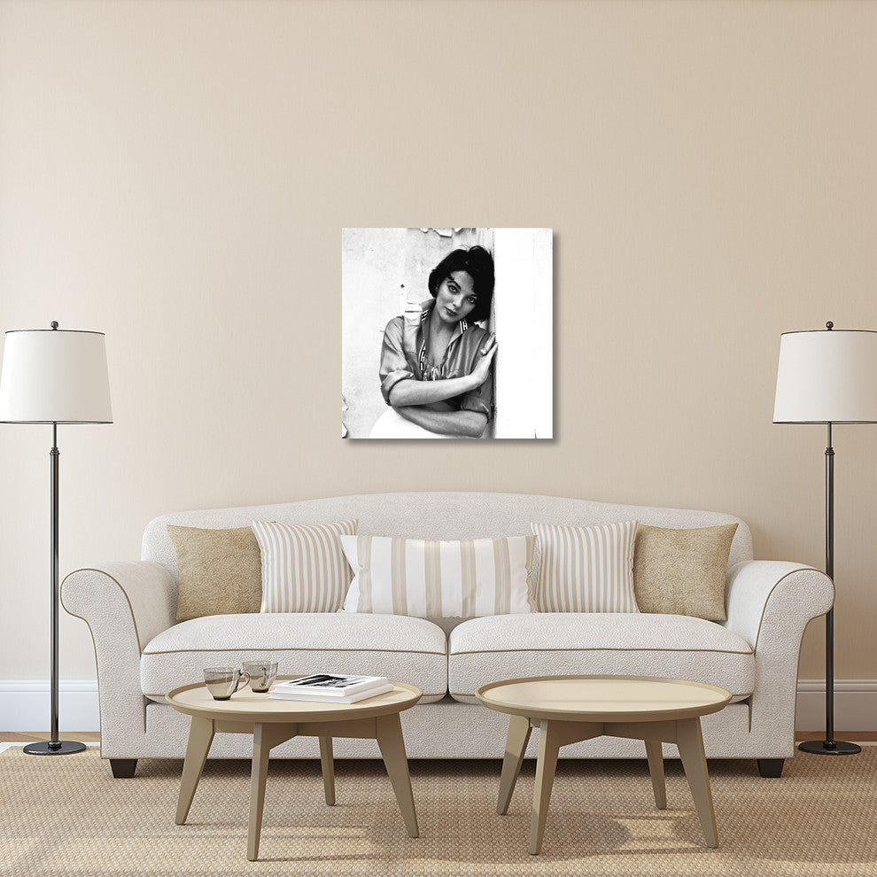 "Joan Collins" Stretched Canvas Giclee by Hollywood Photo Archive, 36x36"
