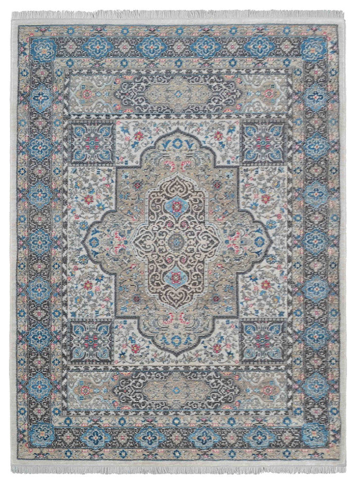 MACHINE MADE POLYESTER AREA RUGS  -Multicolor, Oriental ,Rugs for Living Room