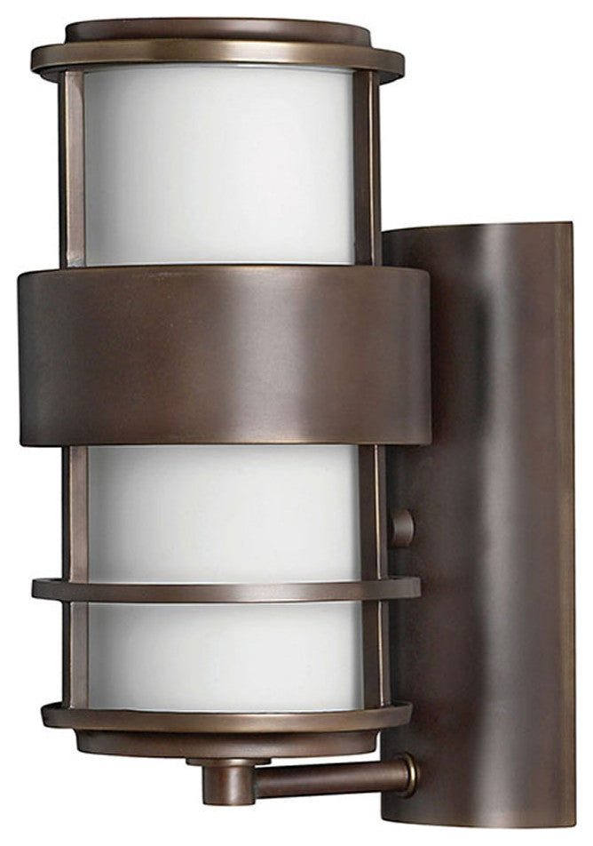Hinkley Saturn Small Wall Mount Lantern, Metro Bronze