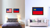 Liechtenstein Country Flag Canvas Print, 15"x21"