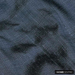 Midnight Blue Silk Dupioni Fabric By The Yard, 4 Yards For Curtain, Dress