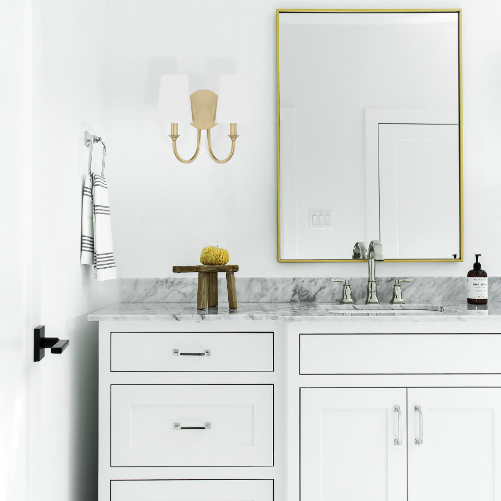 Payton 2 Light Vibrant Gold Wall Mount