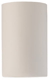 Ambiance Large Cylinder, Closed Top Wall Sconce, Matte White, Dedicated LED
