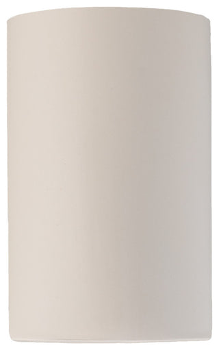 Ambiance Large Cylinder, Closed Top Wall Sconce, Matte White, Dedicated LED