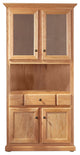 Eagle's Classis Oak Corner Dining Hutch/Buffet, Light Oak