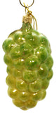 Holiday Ornaments Green Grapes Glass Poland Hand Painted 105R