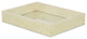 Labai Tray with Mirrored Interior, White Gold