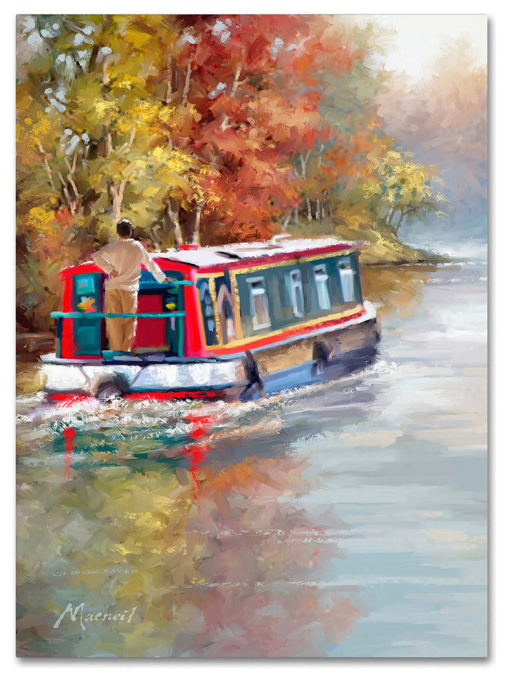 The Macneil Studio 'River Boat' Canvas Art, 19"x14"