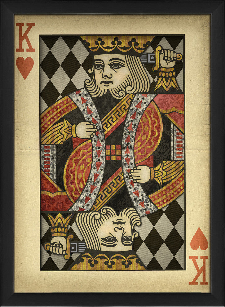 King of Hearts Print