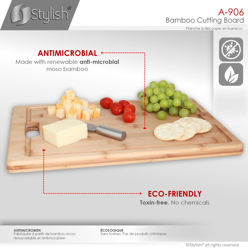 Over The Sink Bamboo Cutting Board A-906