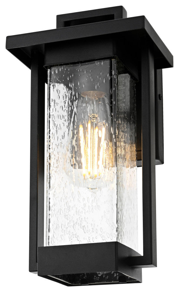Home Living 6.5" Outdoor Wall Sconce, Black
