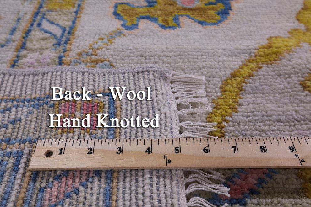8' 9" X 12' 2" Turkish Oushak Hand-Knotted Wool Rug - Q14818