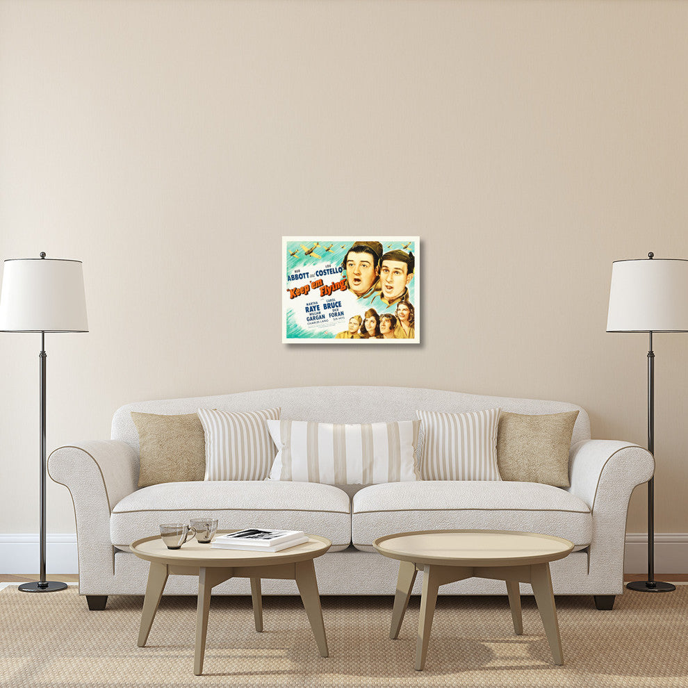 "Abbott & Costello - Keep 'em Flying" Canvas by Hollywood Photo Archive, 30x23"