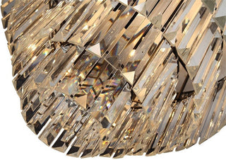 12-Light Luxury Modern Crystal Chandelier Pendant Ceiling Light - 32"
