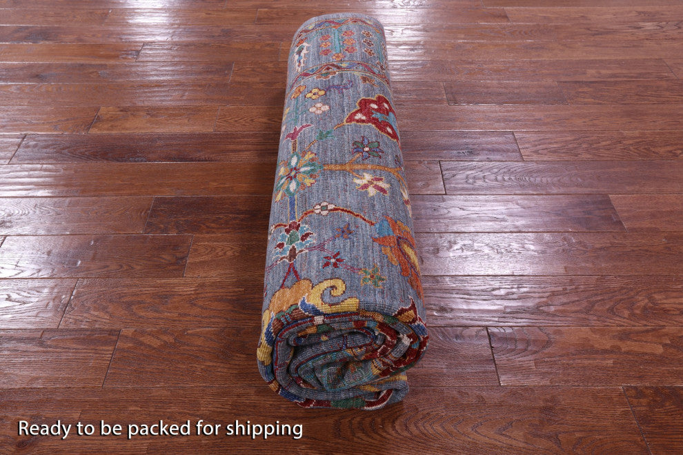 Hand Knotted Persian Tabriz Wool Rug 6' 10" X 9' 9" Q9823