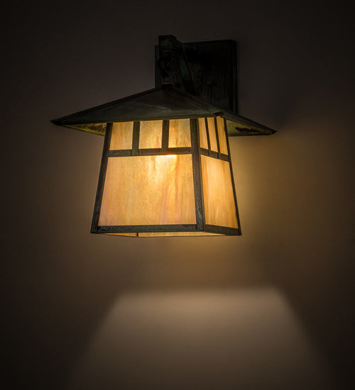 12W Stillwater Double Bar Mission Hanging Wall Sconce