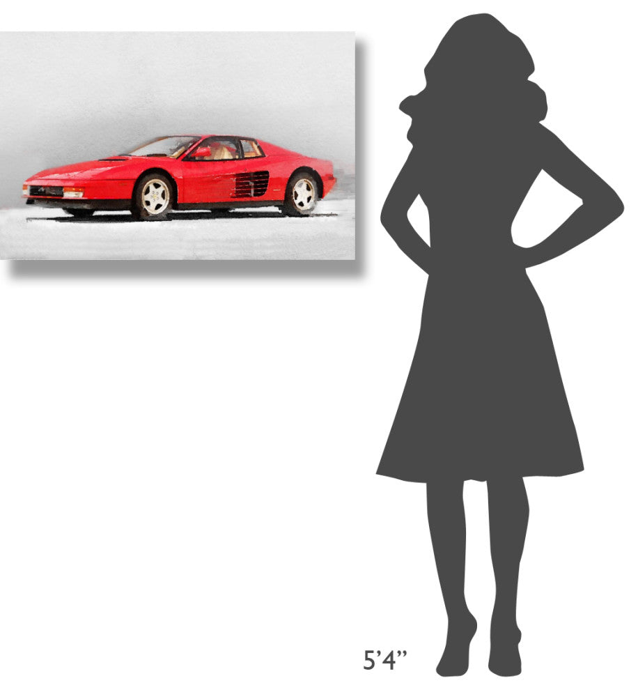 "1983 Ferrari 512 Testarossa" Fine Art Print