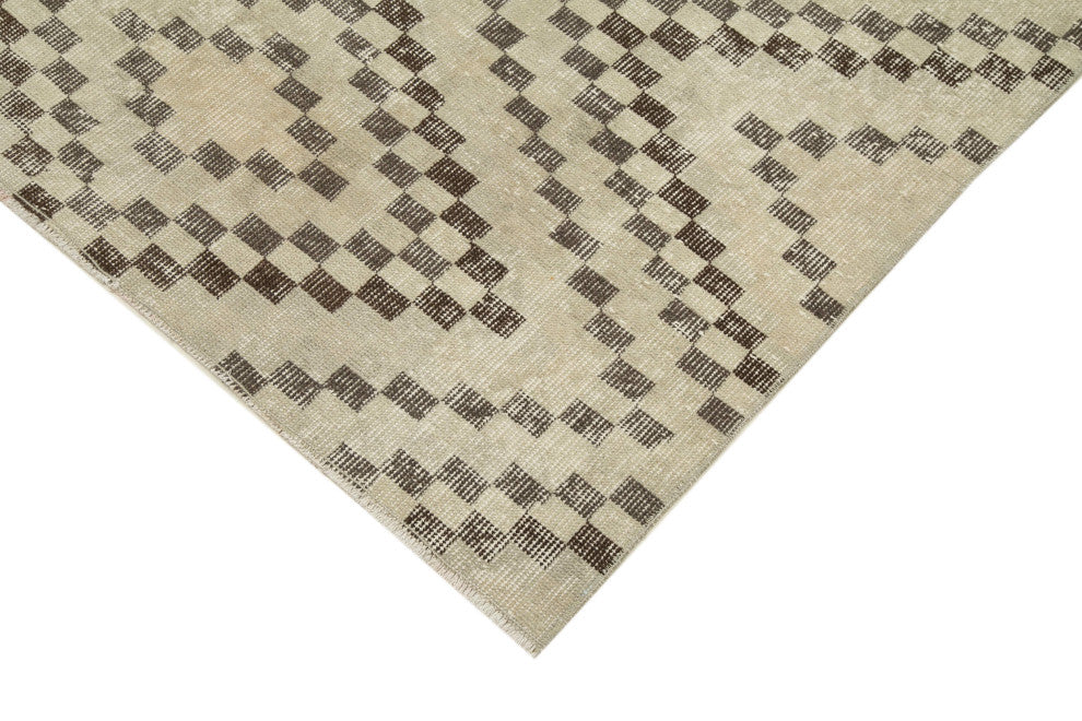Rug N Carpet - Hand-knotted Turkish 3' 8'' x 11' 1'' Distressed Vintage Rug