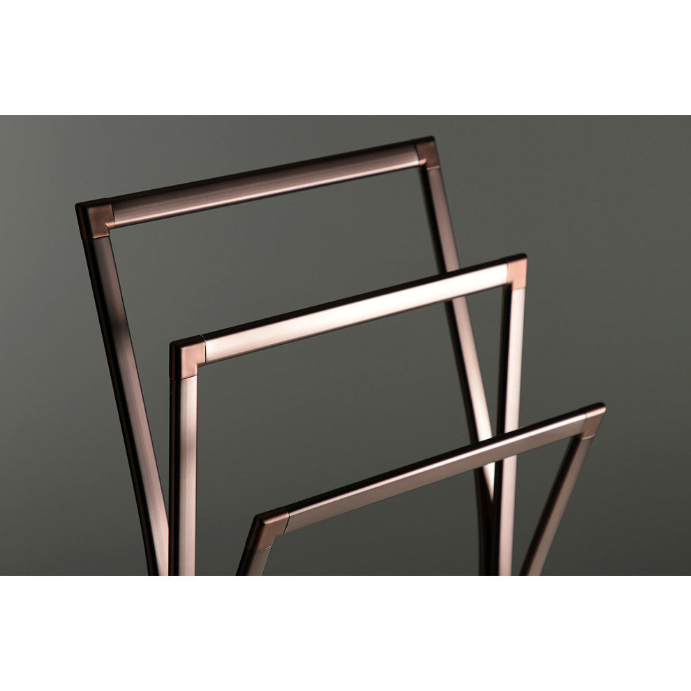 Kingston Brass SCC330 Edenscape 3 Bar Towel Stand - Brushed Brass