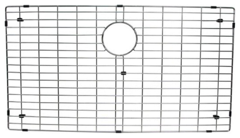 30" Farmhouse Apron Single Bowl 304 16 Gauge Kitchen Sink With Grids