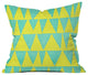 Nick Nelson Analogous Shapes With Gold Outdoor Throw Pillow, 20x20x6