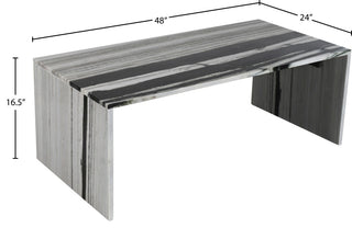 Vernazza Marble Coffee Table, Panda