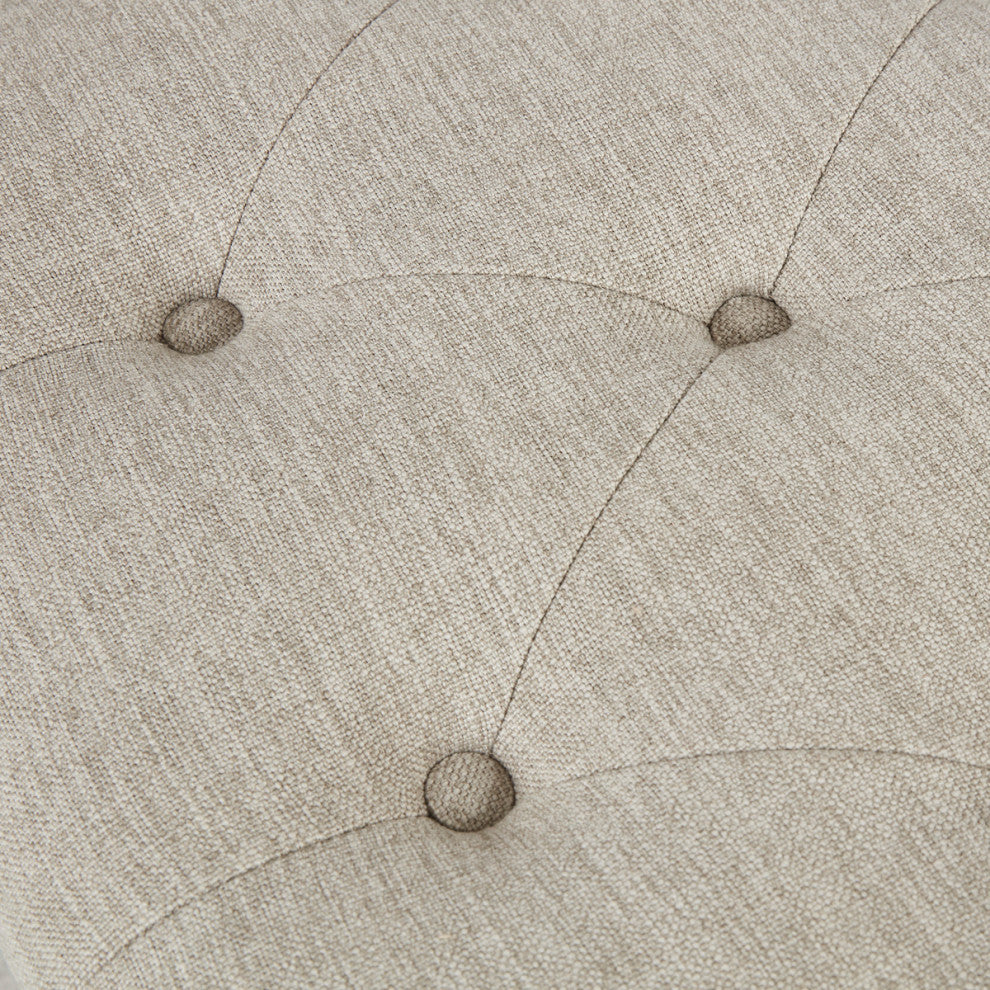 Martha Stewart Isla Accent Bench, Natural