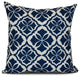 Ceylon, Geometric Print Pillow, Blue, 20"x20"