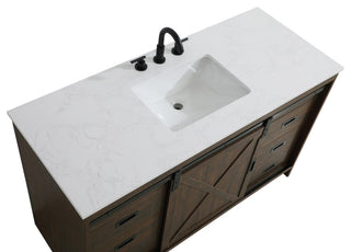 Home Living 54" Single Bathroom Vanity, Expresso