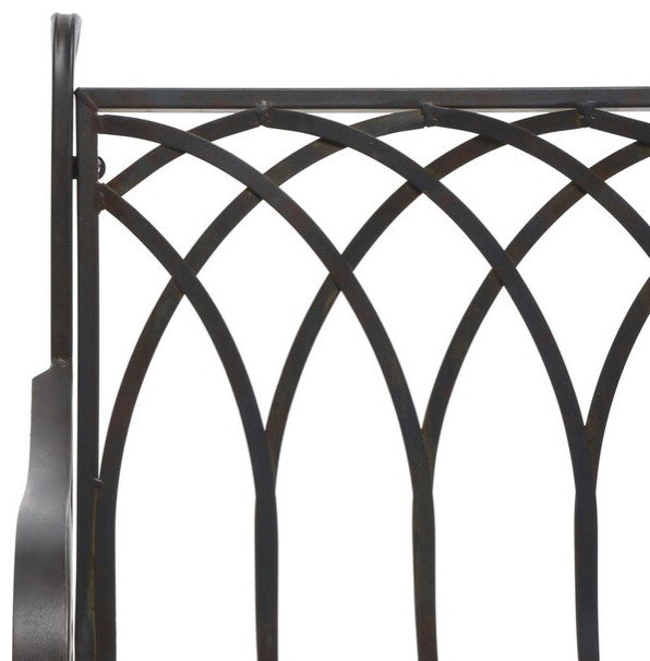 Safavieh Medrano Rocking Chair, Black Rust