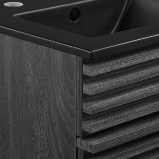 Render 18" Bathroom Vanity, Charcoal Black