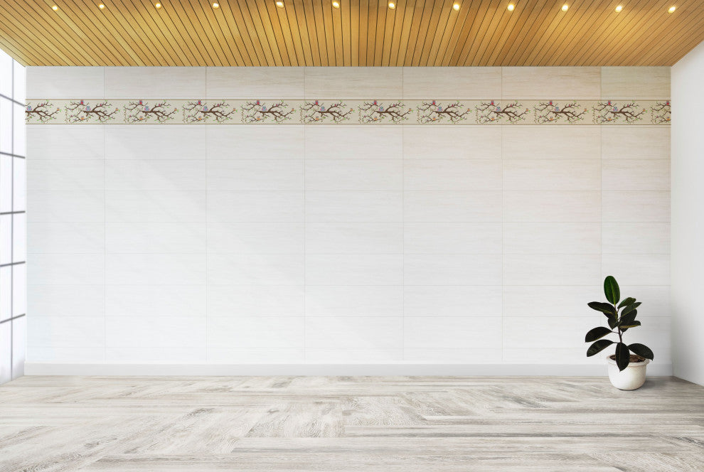 Owls on the Tree Peel and Stick Wallpaper Border 15'x7"