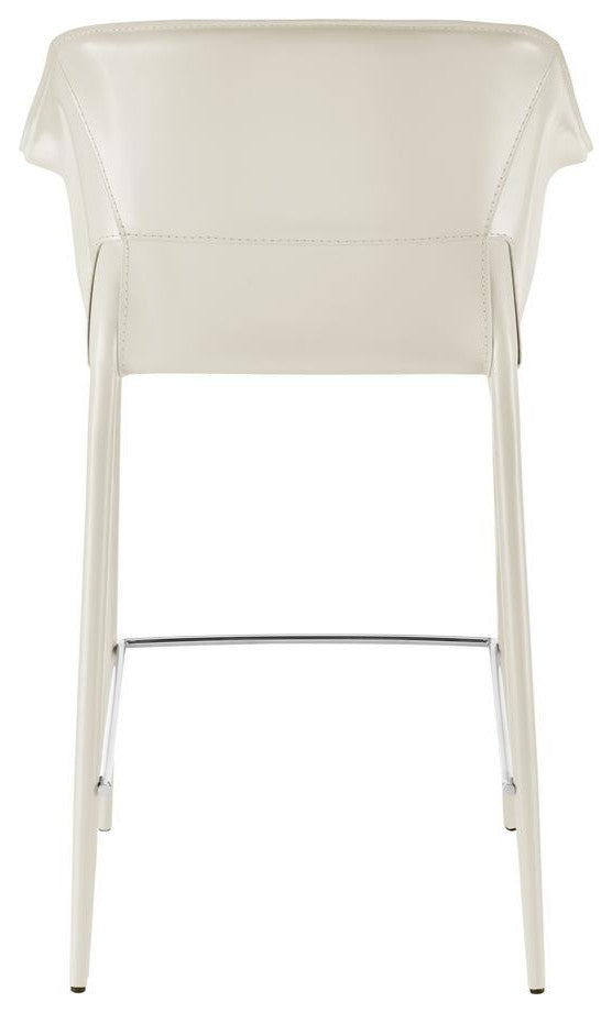 Callie Recycled Leather Counter Stool