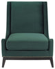 Armchair Accent Chair, Set of 2, Velvet, Green, Modern, Lounge Hospitality