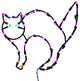 Vickerman X490452 16" Cat Wire Silhouette With 35 Led Lights