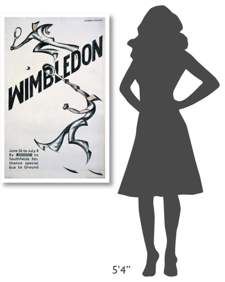 "Wimbledon" Digital Paper Print by Sybil Andrews, 27"x42"