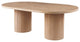 Dobby Mid-Century Modern Extendable Wooden Dining Table