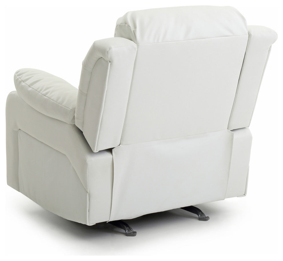 Springfield Rocker Recliner, White