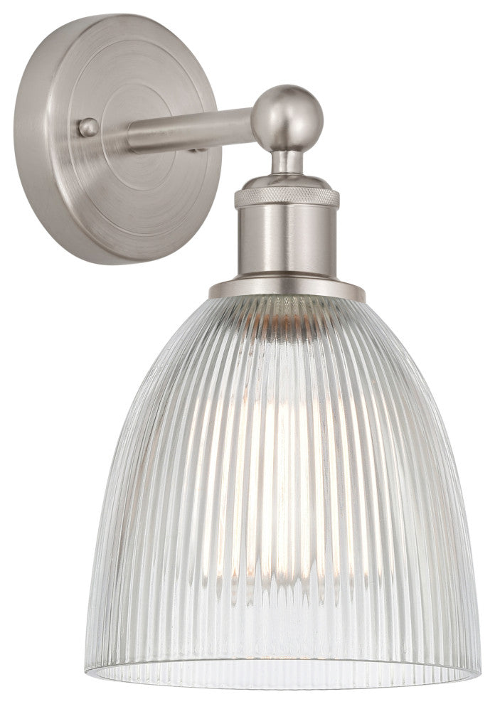 Innovations 616-1W-SN-G382 Castile 1 Light 6" Sconce, Brushed Satin Nickel