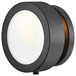 Hinkley 6.75" Mercer Round Light Wall Sconce, Black