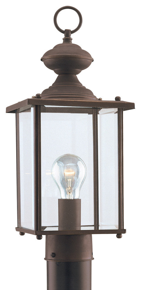 Generation Lighting Lighting 1-Light Outdoor Post Lantern, Bronze
