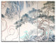 "Chinese Blue Tree Art" Painting Metal Wall Art, 3 Panels, 36"x28"