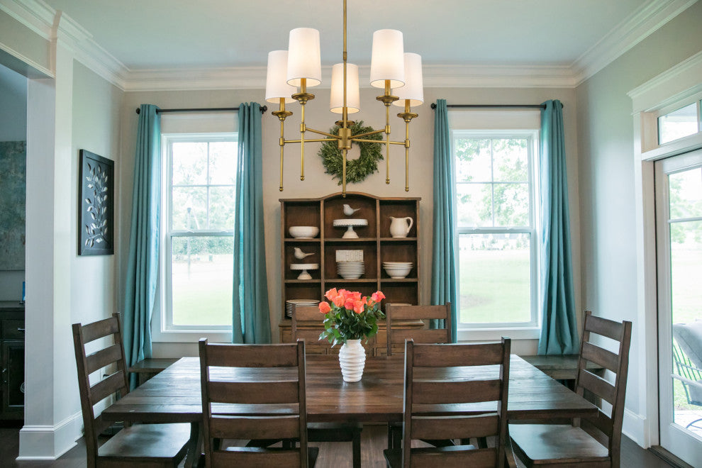 Z-Lite 3033-5 Emily 5 Light 28"W Chandelier - Brushed Nickel