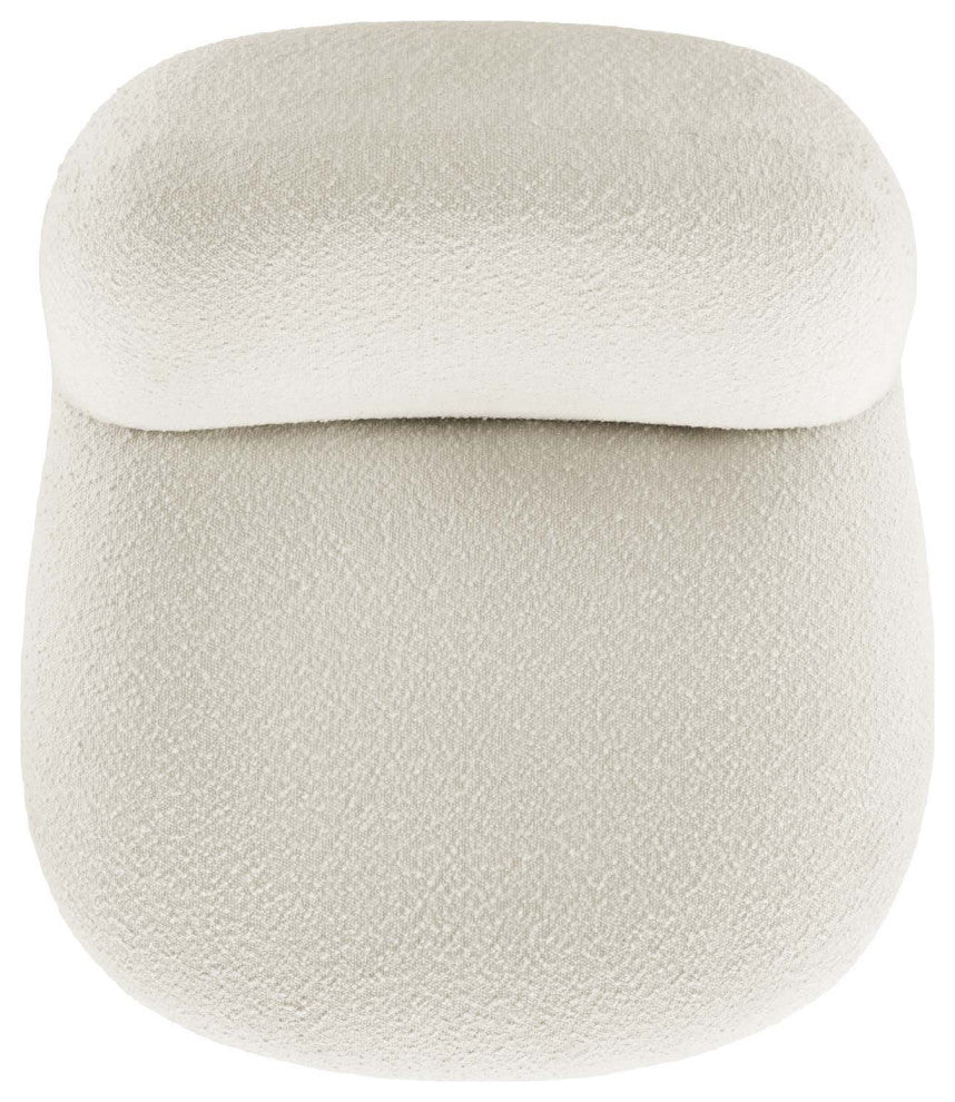 Swivel Accent Chair, Gold Ivory, Fabric, Modern, Lounge Cafe Hotel Hospitality