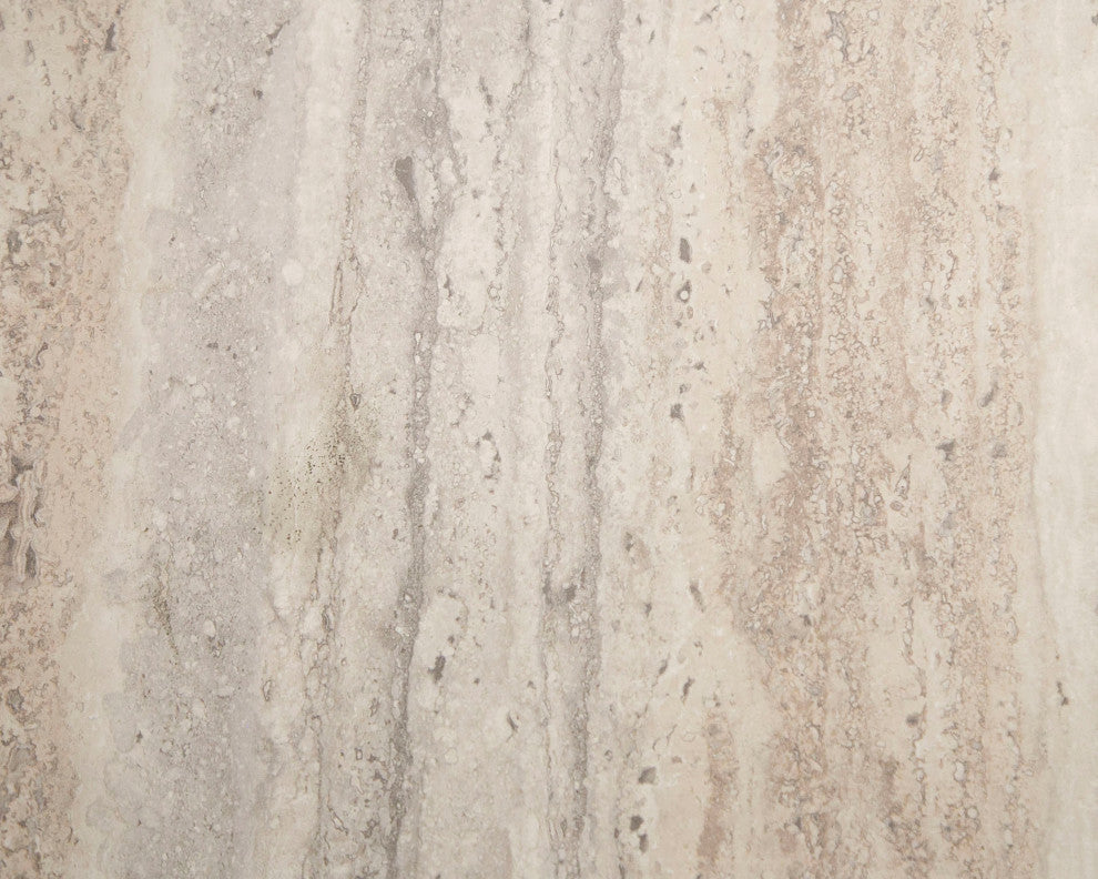 Nova Domus Roma Modern Glass, Travertine Reversible Desk