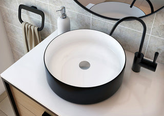 Henna Over the Counter Vessel Ceramic Basin Sink