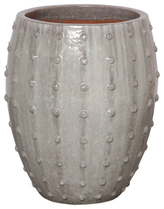 Round Stud Pot, Large Gray 20x26