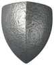 Ambiance Large Ambis Wall Sconce, Hammered Pewter